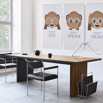 Akustiktavla Fibrotech Art-Acoustic Abe 1200x600 mm Vit