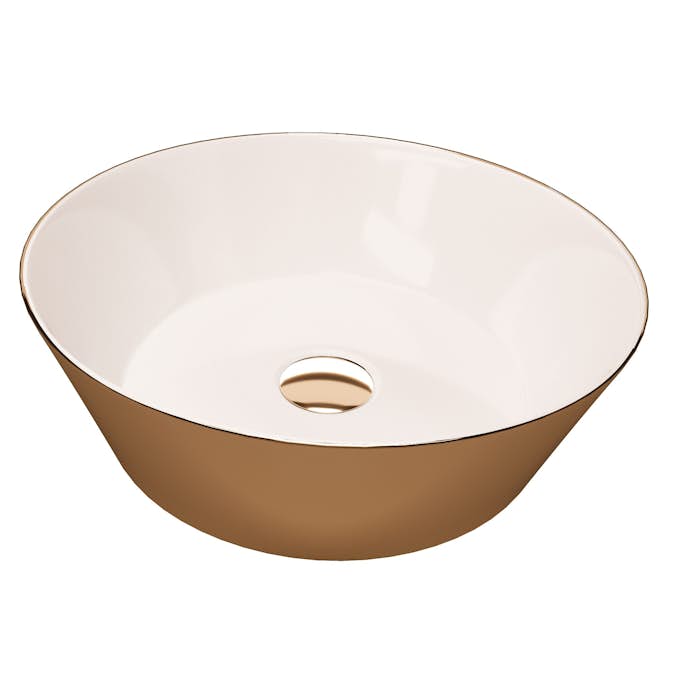 Tvättställ Badlyx Round 105 Bicolor 35 cm