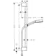 Duschset Hansgrohe Pulsify Select S 105 3jet Relaxation Unica S 65cm