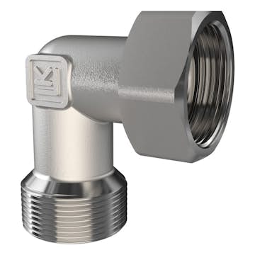 Nippel LK Systems Vinkel G25 utv x G25 Lm = Lekande mutter