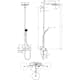 Takduschset Hansgrohe Pulsify S 260 1jet med Badkarsblandare