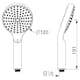 Handdusch Oras Hydractiva 242405 Digital med Bluetooth