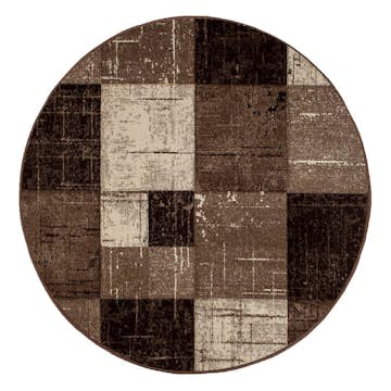 Friezematta KM Carpets London Square Rund