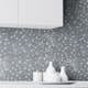 Kristalmosaik Arredo Blank Exclusive Stone Svart/Krom 1,5x1,5 cm