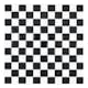 Klinkermosaik Arredo Titan Mix Svart/Vit Blank 3x3 cm