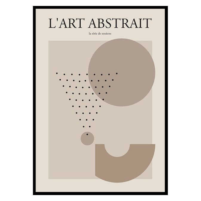 Poster Gallerix Lart Abstrait No3