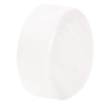 Ändknopp Lundbergs Vitlackad Furu Ø48