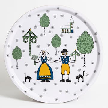 Bricka Arvidssons Textil Sverige Rund