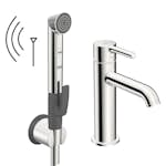 Tvättställsblandare Oras Optima Style 2613FH med Smart Bidetta Handdusch