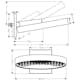 Huvuddusch Hansgrohe Rainfinity 360 1jet