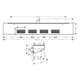 Axeldusch Hansgrohe Rainfinity 500 1jet med Hylla