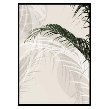 Poster Gallerix Abstract Palm Leaves No1