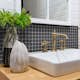 Klinker Arredo Fojs Collection Svart Mosaic Matt 3x3 cm