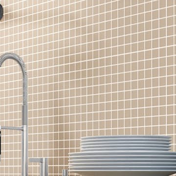 Klinker Arredo Fojs Collection Vit Mosiac Matt 3x3 cm