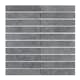 Mosaik Arredo SunStone Svart Mosaic 3x15 cm