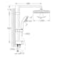 Takdusch Grohe Vitalio Start Cube 250 omkastaresystem