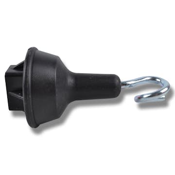 Toppisolator Swedguard + till Fjäderstålstolpe