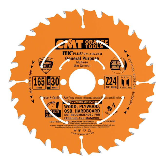 Sågklinga CMT Orange Tools ITK-Plus klyv/kap