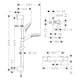 Duschset Hansgrohe Crometta Ecostat 1001 CL Termostat