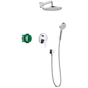 Takduschset Hansgrohe Crometta S 240 för Inbyggnad 1jet