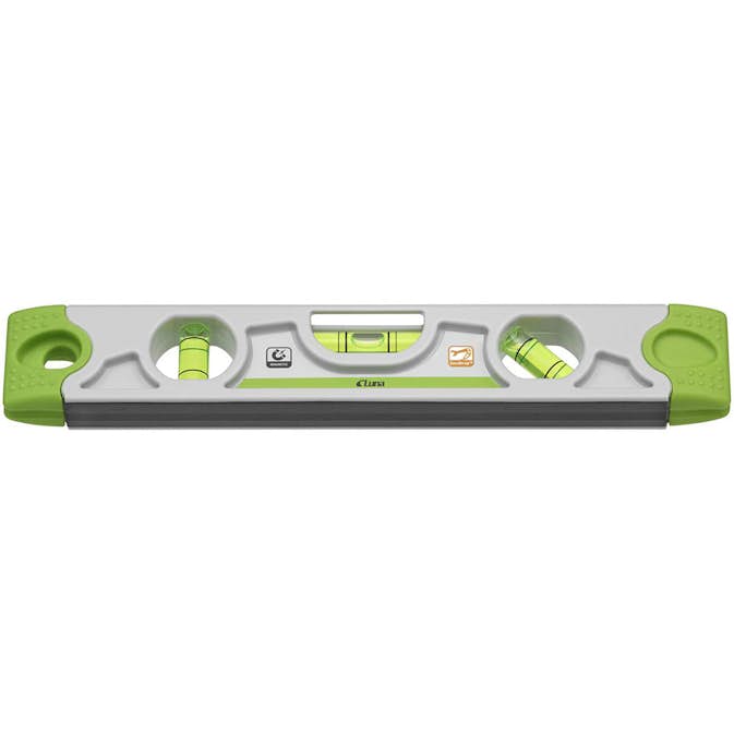 Torpedvattenpass Luna Tools av aluminium