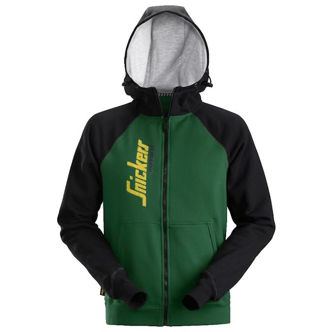Hoodie Snickers Workwear Logo hel zip