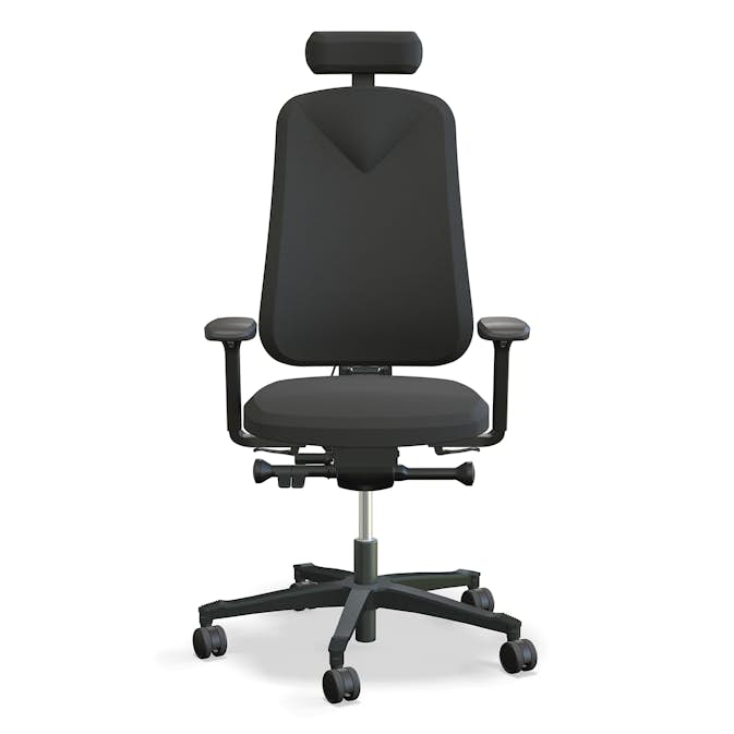 Kontorsstol Lanab Group Höganäs 290 med Armstöd och Nackstöd