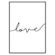 Poster Gallerix Love Line Art No2