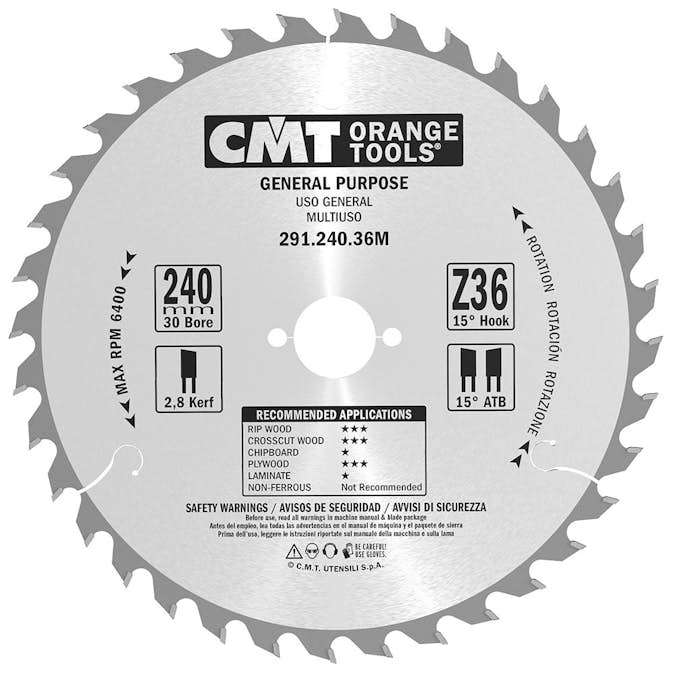 Sågklinga CMT Orange Tools Kapning/Klyvning