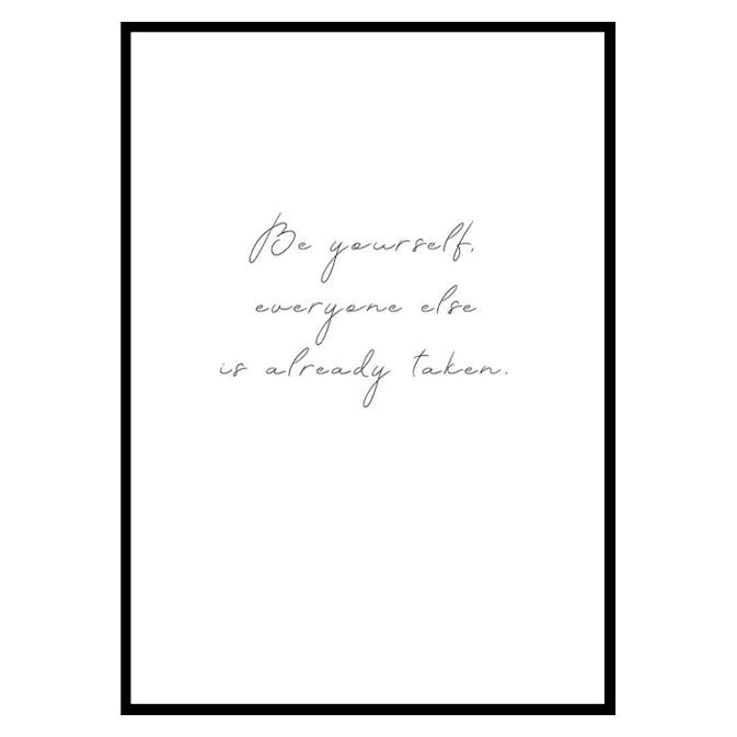 Poster Gallerix Be Yourself