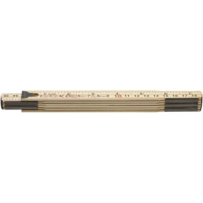 Meterstock Luna Tools mm tum trä 2m