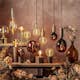 LED-lampa Star Trading E27 G125 Basket Gold