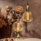LED-lampa Star Trading E27 G125 Globe Gold