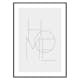 Poster Gallerix Home Typo
