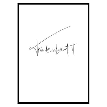 Poster Gallerix Think About It