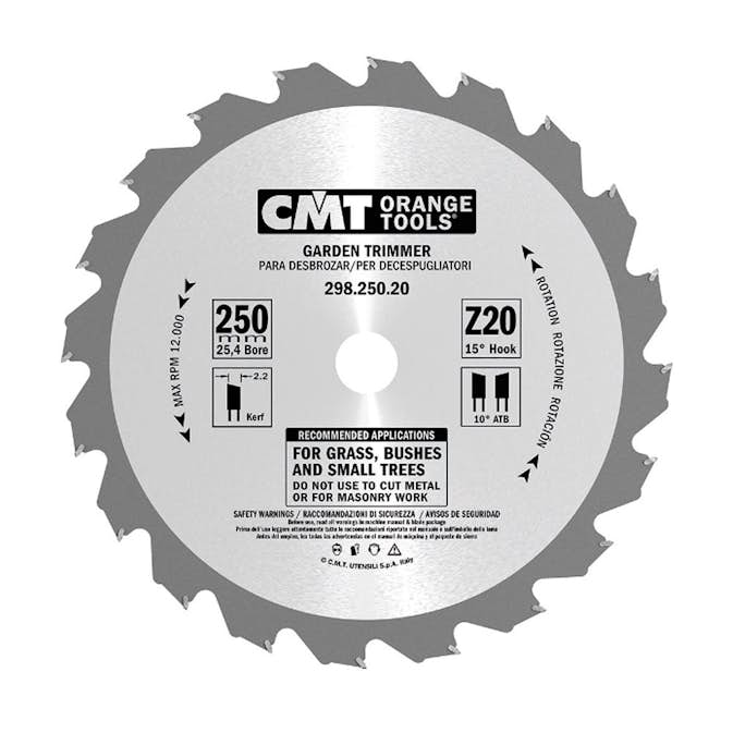 Röjsågklinga CMT Orange Tools 250x2,2x25,4 T20 F