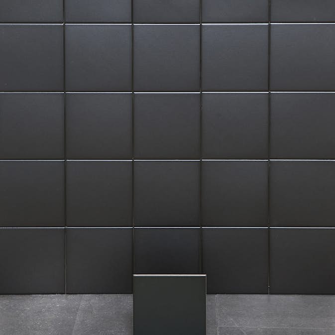 Klinker Arredo Liva Svart Matt 15X15 cm