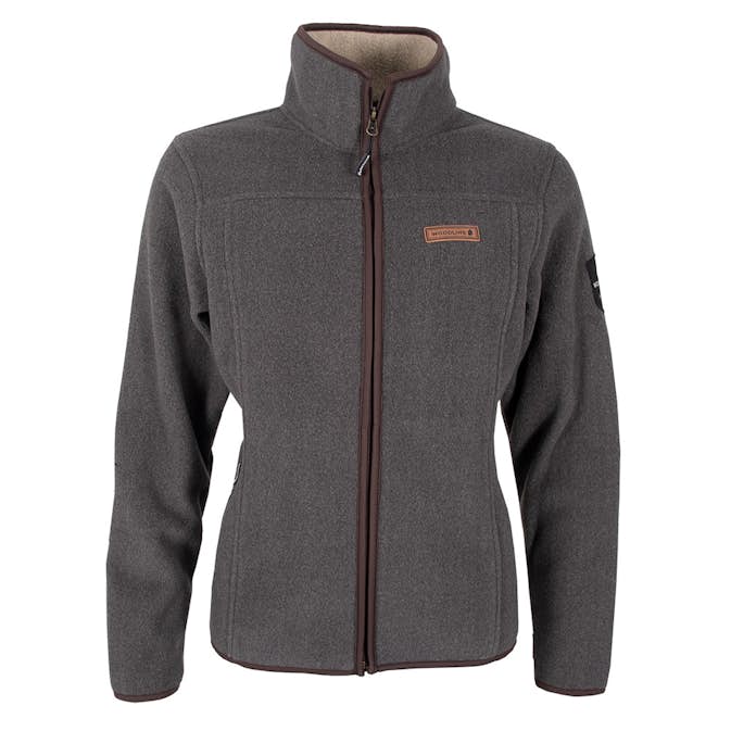 Fleecetröja Woodline Bolmen Grå Dam