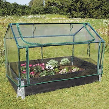 Drivbänk Ryom Drivhus för Pallkrage med Stark PVC-Duk & Stålram