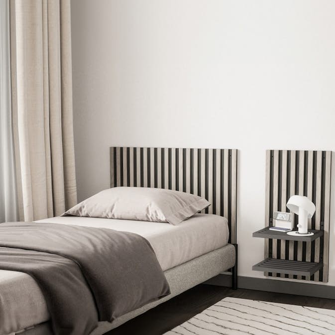 Vägghylla Venture Home Caen Svart Järn 35x10,5x30 cm