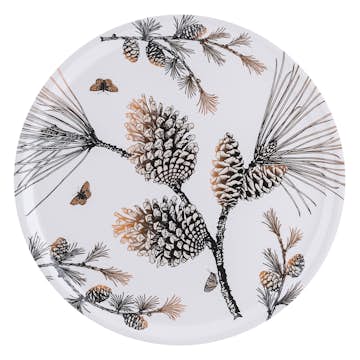 Bricka Åry Trays Pine Cone Rund