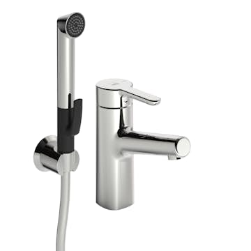 Tvättställsblandare Oras Inspera 3012F med Bidetta Handdusch