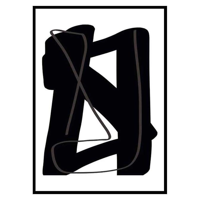 Poster Gallerix Noir Audacieux