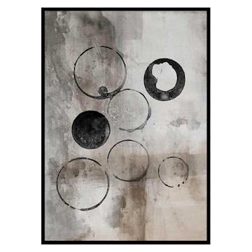 Poster Gallerix Fonds de bouteilles