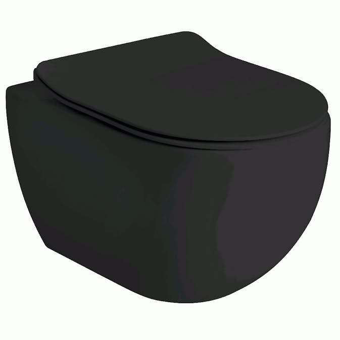 Vägghängd Toalettstol Lavabo Glomp Rimless