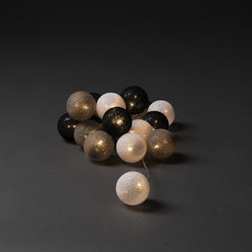 Ljusslinga Gnosjö Konstsmide 16L Garnbollar LED