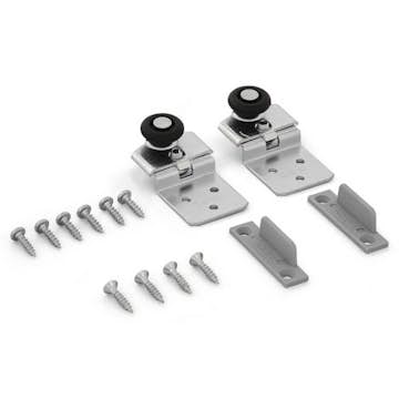 Beslagssats Habo SF-20 Komplett Hjultsats för Skjutdörrsskena SF-20