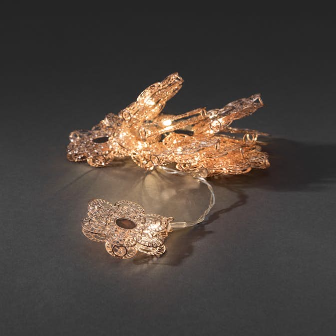 Ljusslinga Gnosjö Konstsmide Metallblommor