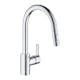Köksblandare Grohe Feel Hög Engreppsblandare Krom med Svängbar Pip & Quickfix