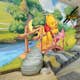 Barntapet ForWall Nalle Puh & Nasse Disney - EasyUp
